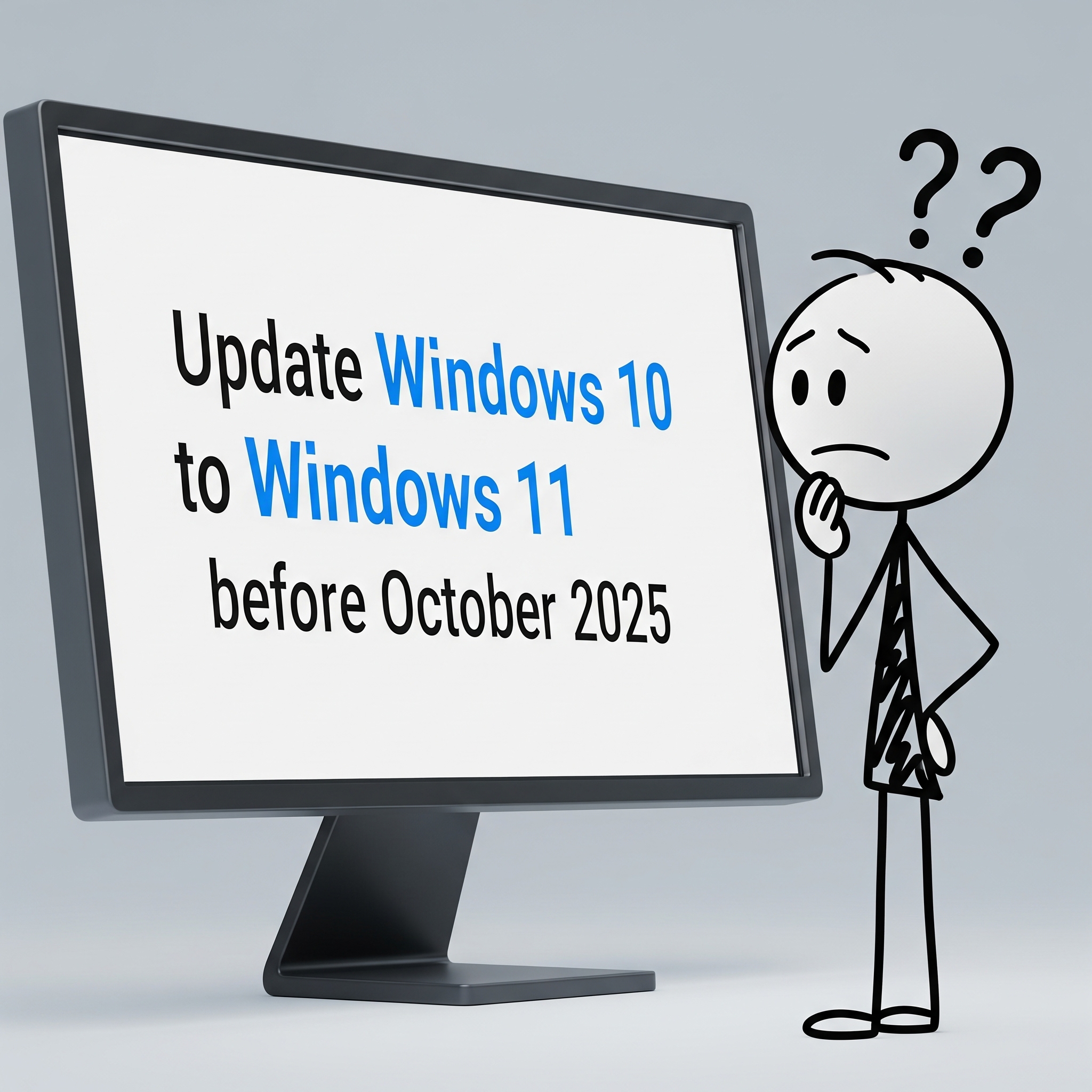 Update Windows 10 to Windows 11 before October 2025